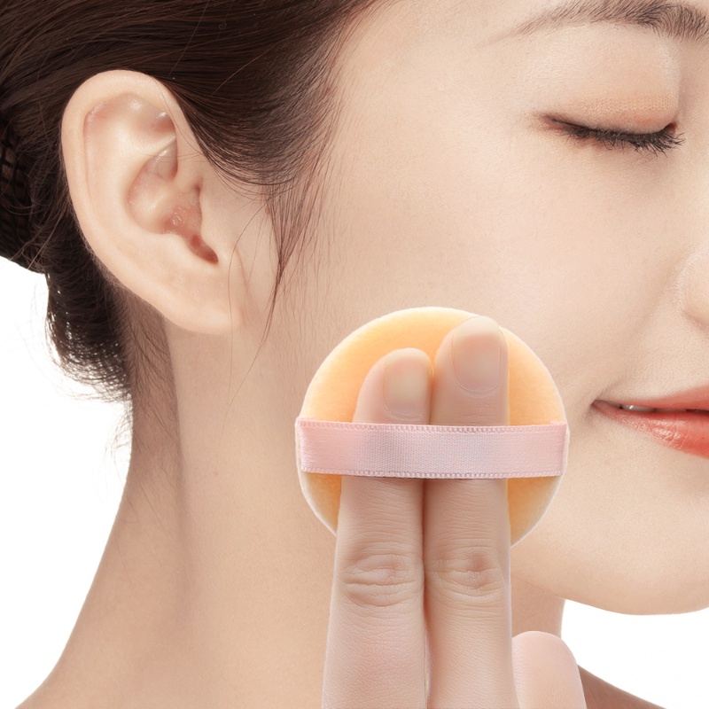 Set 5 Mút Trang Điểm Hình Tròn Mềm Mại Nhỏ Gọn Tiện Lợi