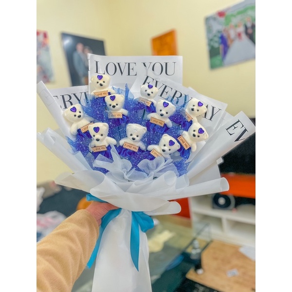 BÓ GẤU LOVE TẶNG ĐÈN LEG