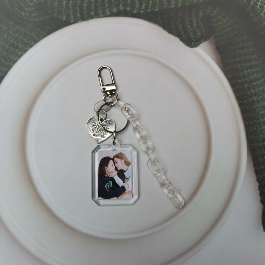 Freenbecky-gap Móc Khóa Khung Ảnh ID