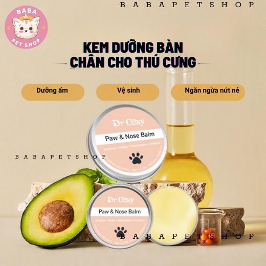 Kem Dưỡng Ẩm, Tẩy Tế Bào Chết Dưỡng Ẩm Cho Mũi Và Đệm Bàn Chân Thú Cưng, Dưỡng Chân Chó Mèo DR COSY - Babapetshop