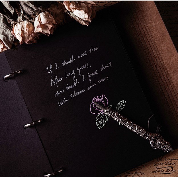 Scrapbook bìa da, album ảnh handmade Phong cách Vintage
