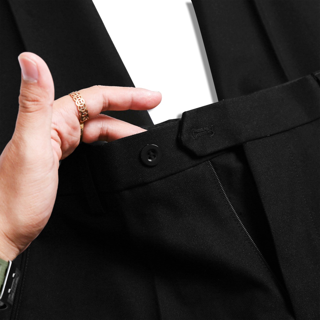 Quần Âu Phối Boots Nam Cao Cấp Vải Cashmere Mịn Đứng Form Giặt Máy Thoải Mái Không Bai Nhão - TDK Style