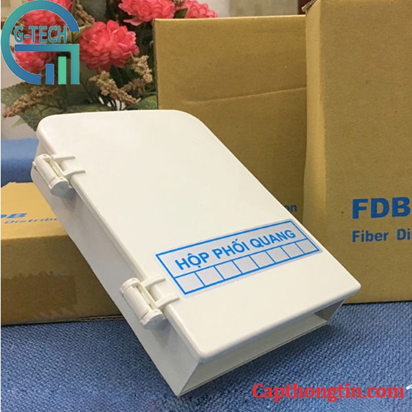 Hộp phối quang ODF 8Fo sợi trong nhà  , ODF 8 sợi