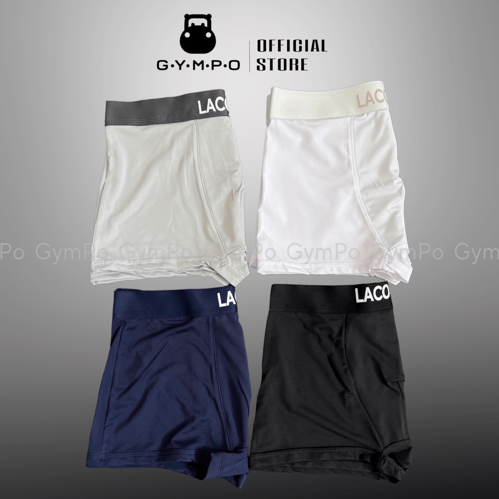 Quần Lót Nam Boxer Thun Lạnh Cạp Chữ Thời Trang