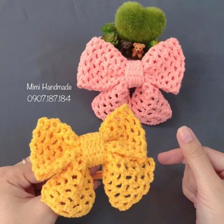 Dây buộc tóc, dây cột tóc nơ handmade