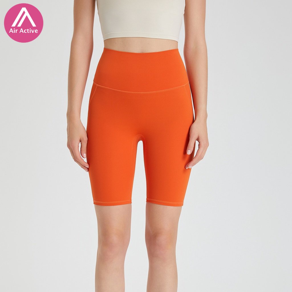 Quần short thể thao AIRACTIVE LEISURE lưng cao thiết kế cá tính thích hợp chạy bộ/ tập yoga