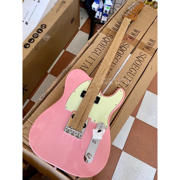 Guitar điện Sqoe SETL-400 Telecaster với pickup P90 và Roasted Maple Neck