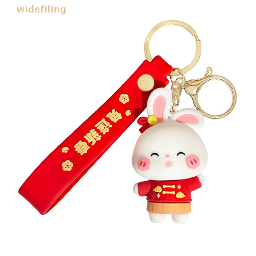 1 Móc Khóa Xe Hơi Hình Thỏ Hoạt Hình Dễ Thương