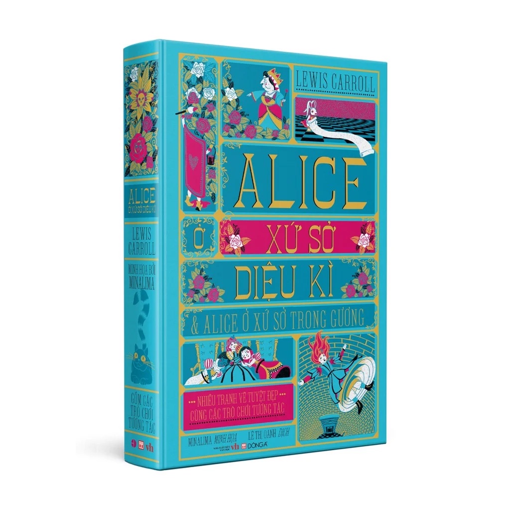  Sách- Alice ở xứ sở diệu kì và Alice ở xứ sở trong gương 