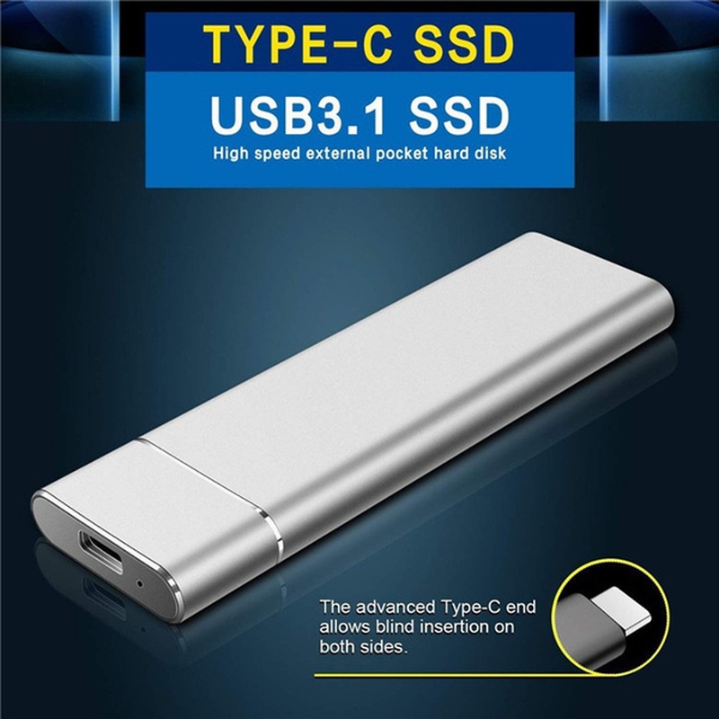 Ổ Cứng Ngoài 1TB 2TB SSD Type-C USB 3.1 16TB 30TB 60TB 128TB Tốc Độ Cao Cho Laptop