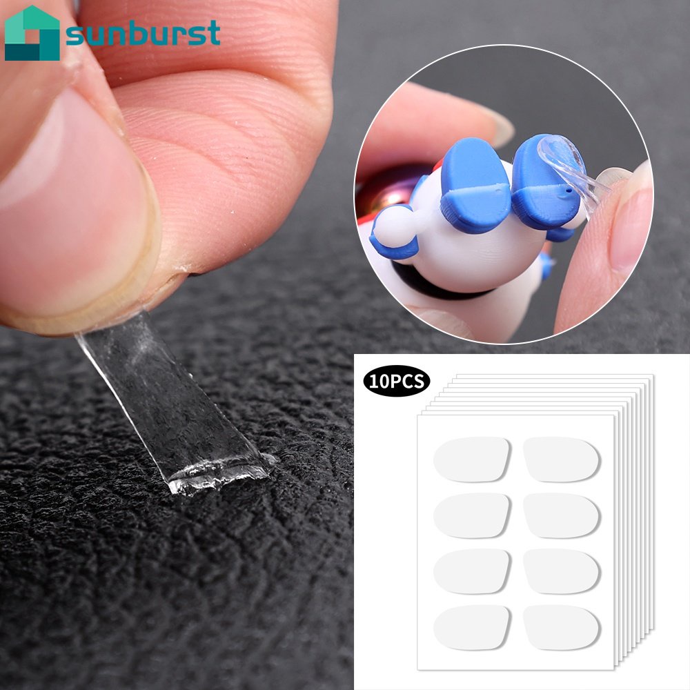 1 / 10 Miếng Dán Trong Suốt Hai Mặt Tự Dính Không Để Lại Dấu Vết Cho Búp Bê