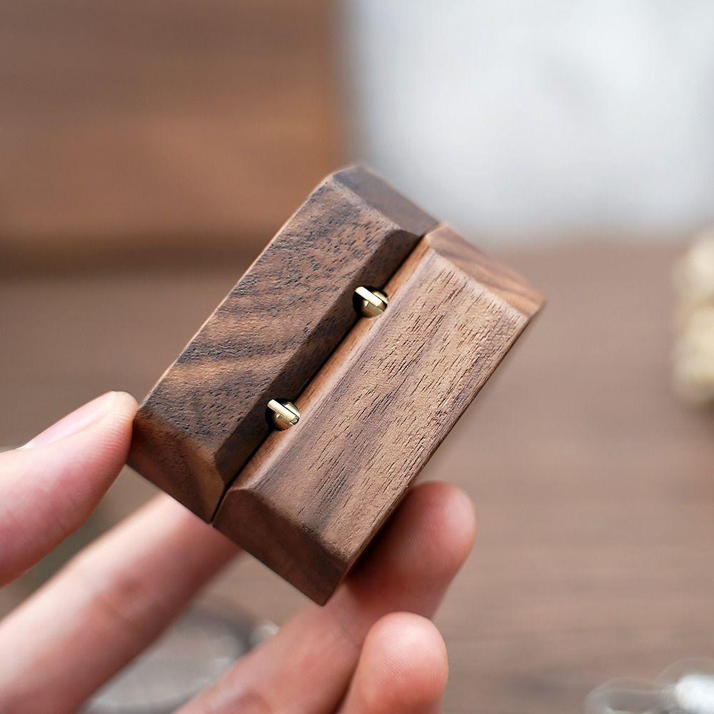 EUTUS Hộp Gỗ Đựng Nhẫn Đính Hôn / Nhẫn