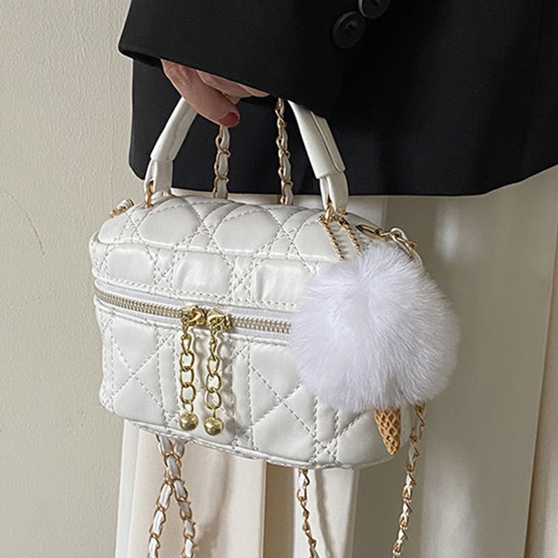 Ielgy Túi Đeo Chéo Dây Xích Hình Thoi Siêu Hợp Thời Trang Cho Nữ