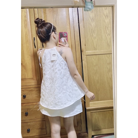 Áo yếm ren nơ TK1640