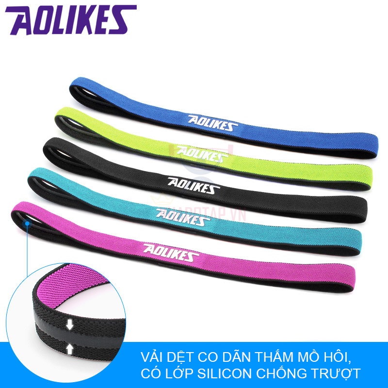 Băng Đô, Băng Trán Thể Thao Tập Yoga, Gym, Chạy Bộ, Tennis Thấm Mồ Hôi, Chống Trượt Headband Chính Hãng  Aolikes AL2101