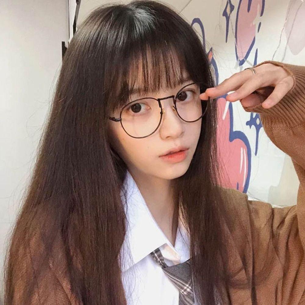 Tóc Giả Thẳng Dài Có Kẹp Cách Nhiệt Bằng Sợi Tự Nhiên Cho Nữ