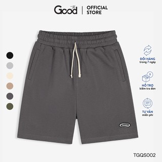 Quần Short Nam THE GOOD, Quần Thun Nỉ Unisex Cạp Chun Form Rộng Nam Nữ 6 Màu Trơn Thời Trang