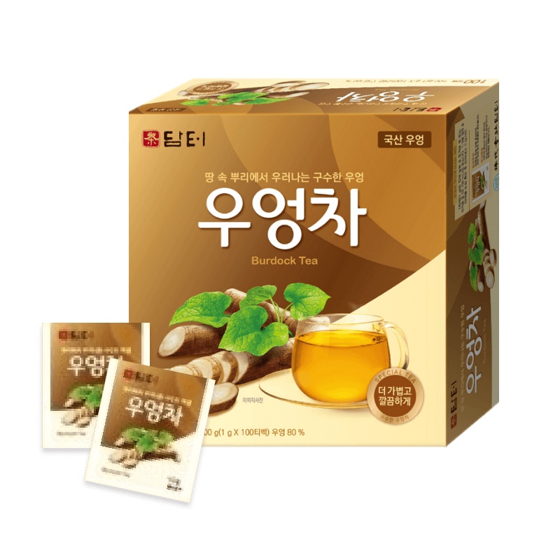 Damtuh Burdock Tea 100T / Korean health tea / Flavorful burdock tea