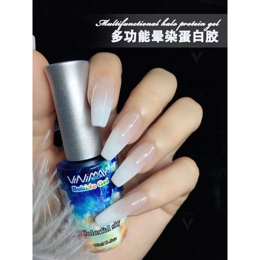 Sơn gel loang trắng Vinimay  - sơn gel móng - Sushi nail mi