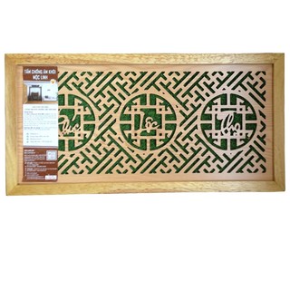 [LVVI] TẤM CHỐNG ÁM KHÓI BAN THỜ MỘC LINH - MÀU VÀNG CHỮ PHÚC LỘC THỌ VIỆT KÍCH THƯỚC 41X81CM