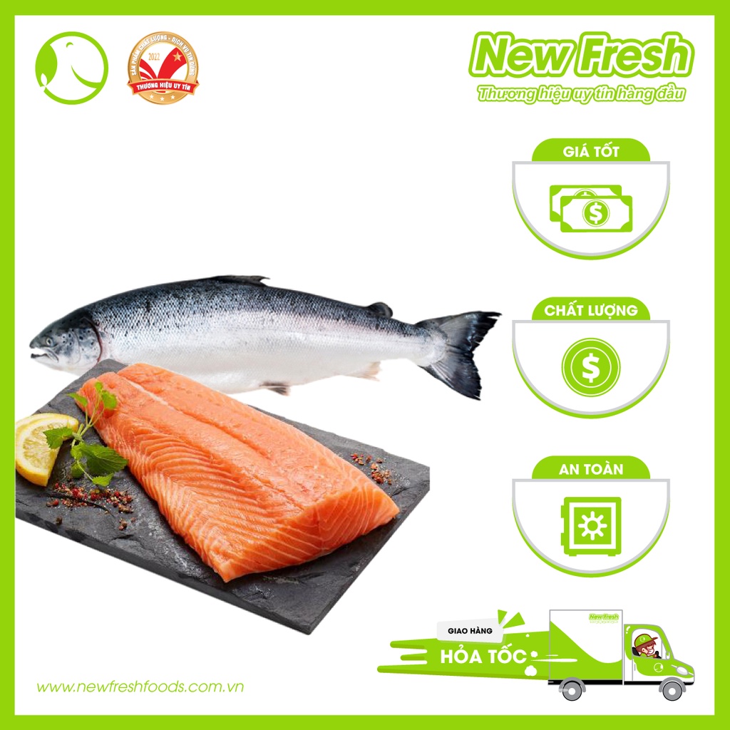 Cá Hồi Nauy Fillet Tươi - 500g [Giao nhanh HCM]