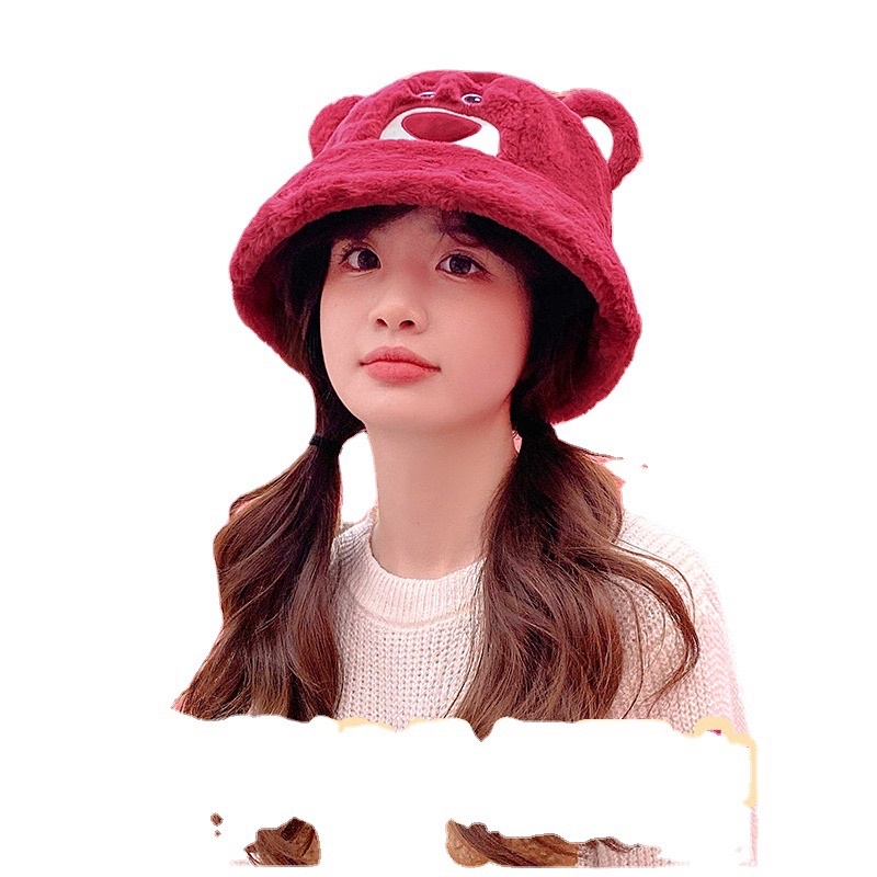 Nón gấu dâu LOTSO