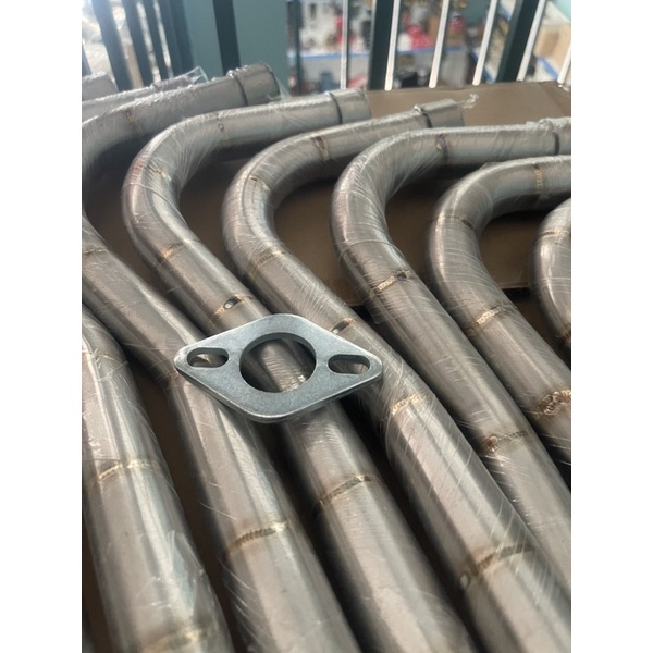 Cổ bô inox 304 mối hàn TiTan size 27 gắn bô zin chuẩn fom đẹp dành cho xe wave/dream/cup...