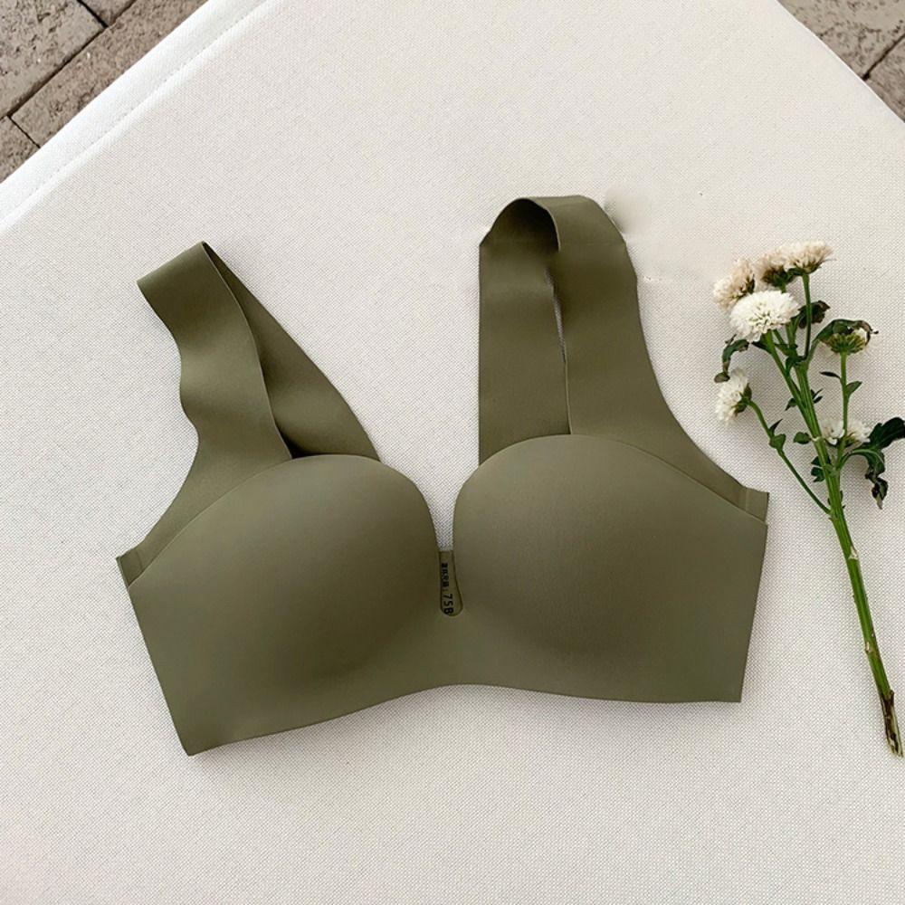 EXPEN Áo Ngực Thể Thao Plus Size Không Đường May Dây Bản Rộng Thời Trang Cho Nữ