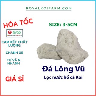 Đá lông vũ 1kg hay đá nham thạch trắng hàng nhập khẩu vật liệu lọc hồ koi