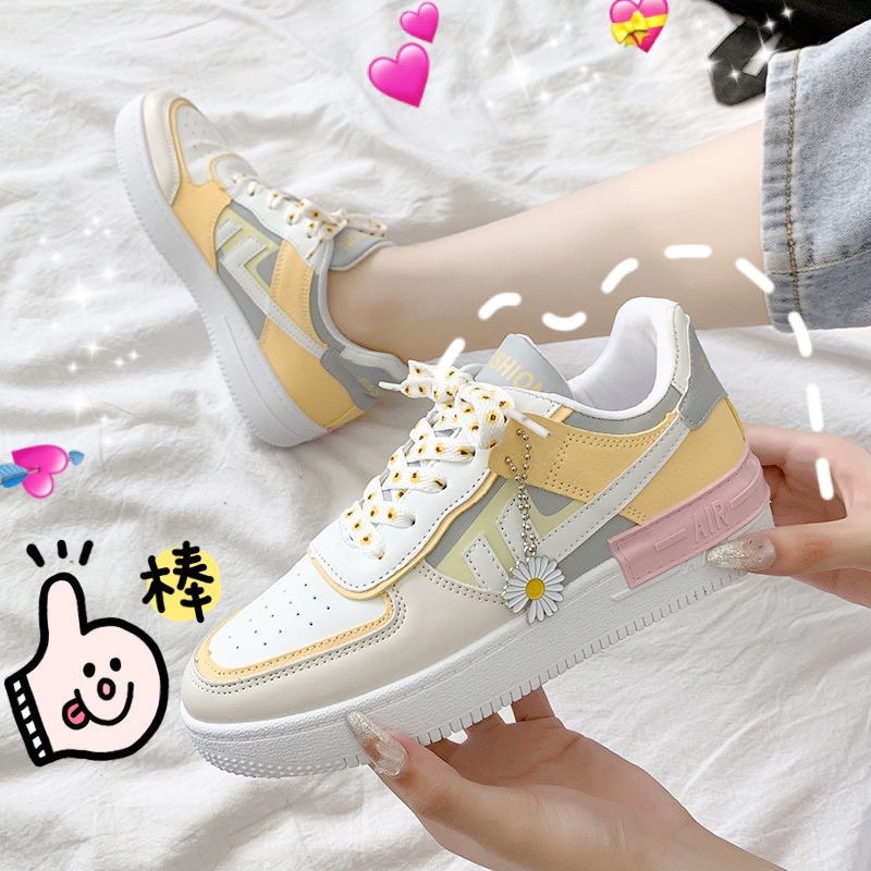 Giày Thể Thao Đế Dày Thoáng Khí Phong Cách Hàn Quốc Cho Nữ