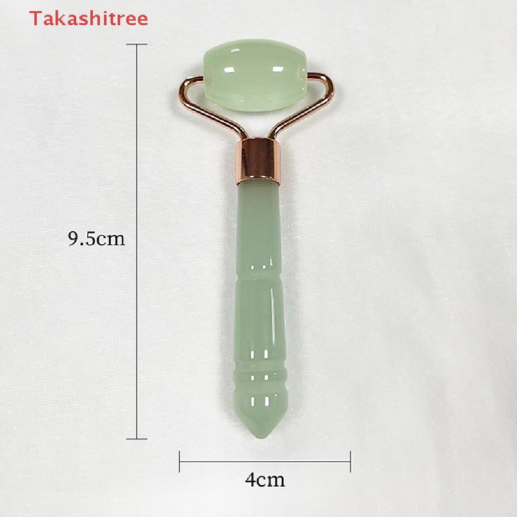 Cây Lăn Mát Xa Mặt Đơn Đầu Bằng Ngọc Bích Chăm Sóc Da