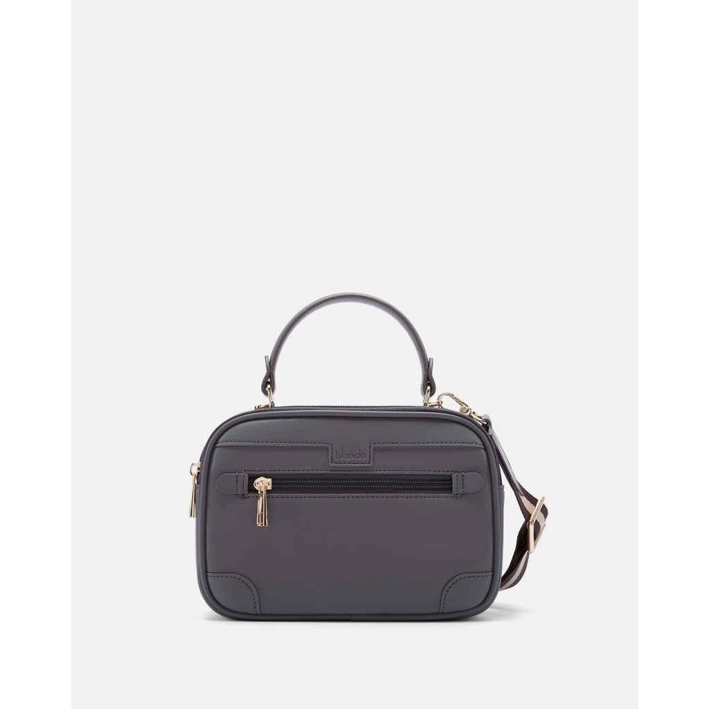 Túi xách đeo chéo unisex hình hộp Blanda chất liệu da tổng hợp Mini Bella 9TNPU27