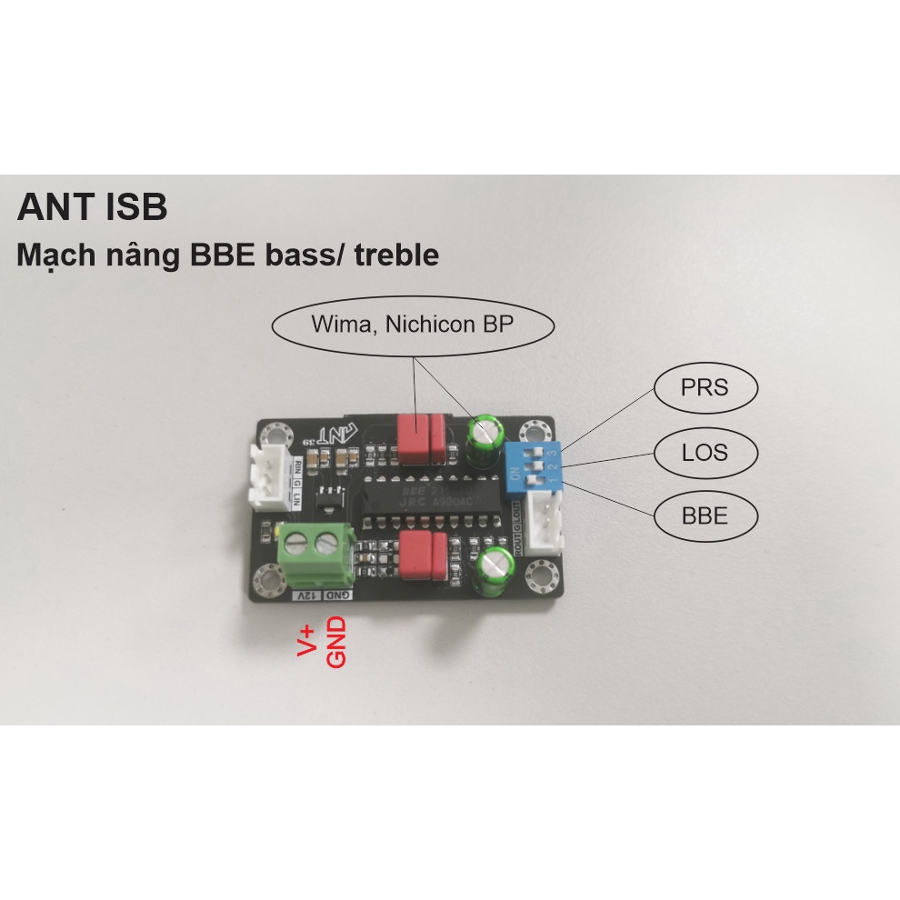 ANT-DIY ANTISB (Được kiểm hàng) Mạch nâng tín hiệu BBE Bass/ treble cho mạch pre, công suất