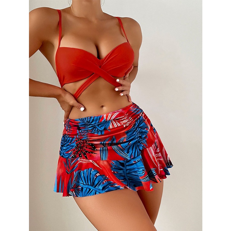 Bộ Đồ Bơi Bikini Hai Dây Phong Cách Âu Mỹ Thời Trang Mới 2023 Cho Nữ