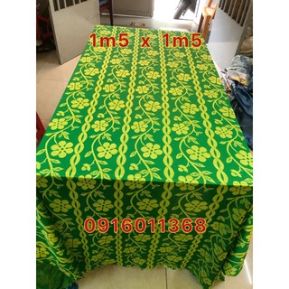 Khăn Trải Bàn gấm Bông Bính