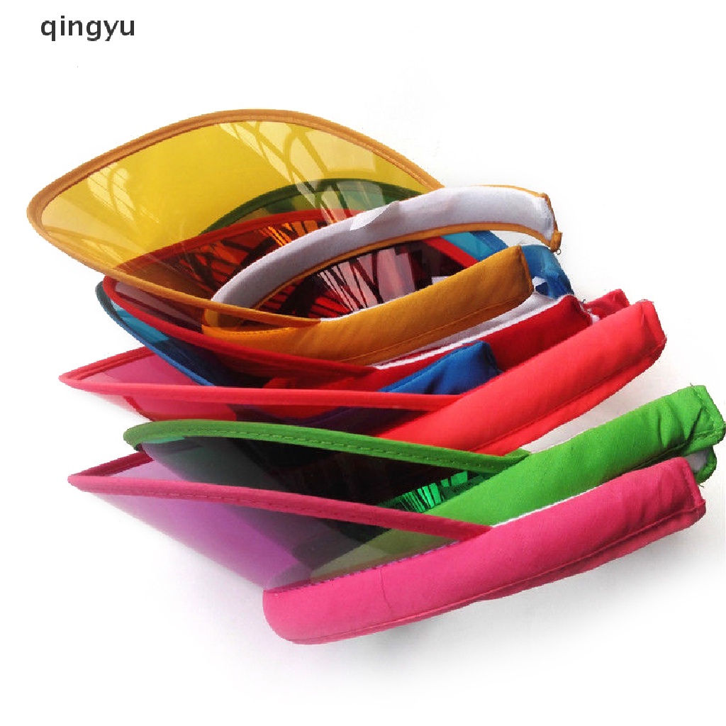 Mũ Lưỡi Trai Thể Thao Bằng Nhựa PVC Trong Suốt Chống Tia UV Mùa Hè Cho Nam Và Nữ