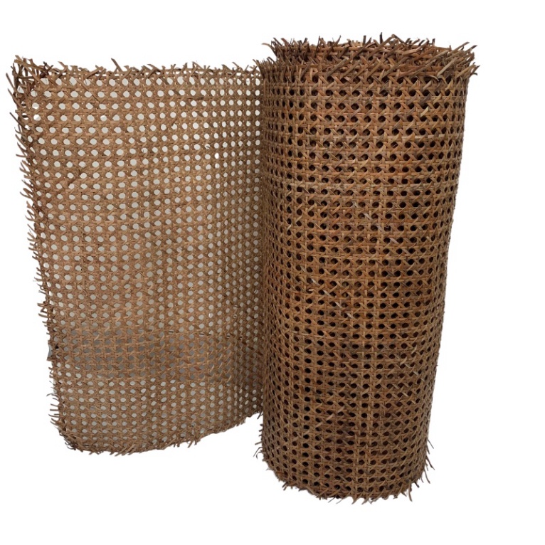 Lưới mây mắt cáo tự nhiên màu nâu đậm hàng loại 1 khổ 60cm dài 50cm, 1m, 2m