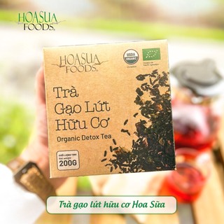 Trà gạo lứt hữu cơ hoa sữa 200g
