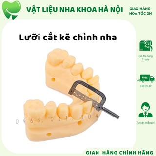 Lưỡi mài kẽ chỉnh nha nhám kẽ nha khoa - nha khoa hà nội
