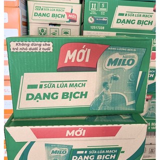 Thùng 48 bịch sữa Milo 180ml