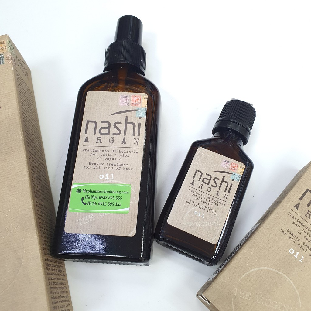 Tinh dầu dưỡng tóc NASHI ARGAN 100ML siêu bóng mượt tóc