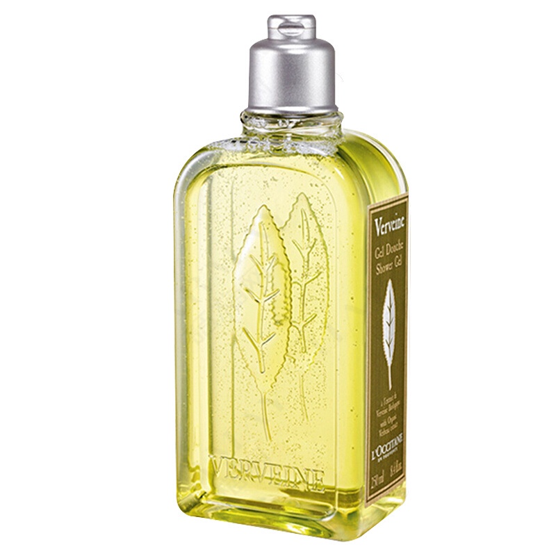 L'Occitane Fresh Verbena Shower Gel Shower Gel Moisturizing Rejuvenating Skin Cuticle Deep Cleaning 250ml Gel Tắm Verbena Tươi Mát Dưỡng Ẩm Trẻ Hóa Làn Da 250ml