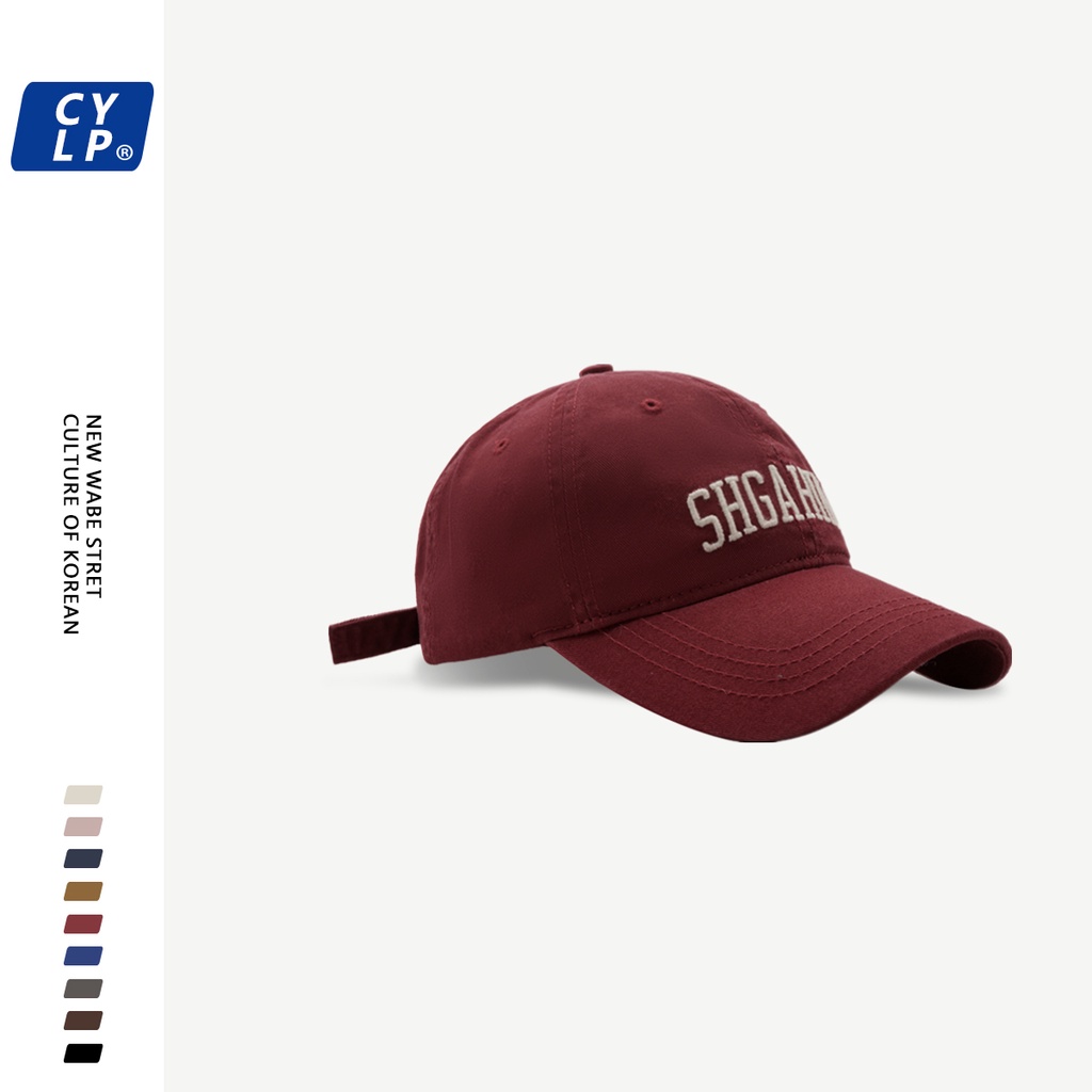 Mũ Lưỡi Trai Thêu Chữ Phong Cách Hàn Quốc Thời Trang Cho Nam Nữ