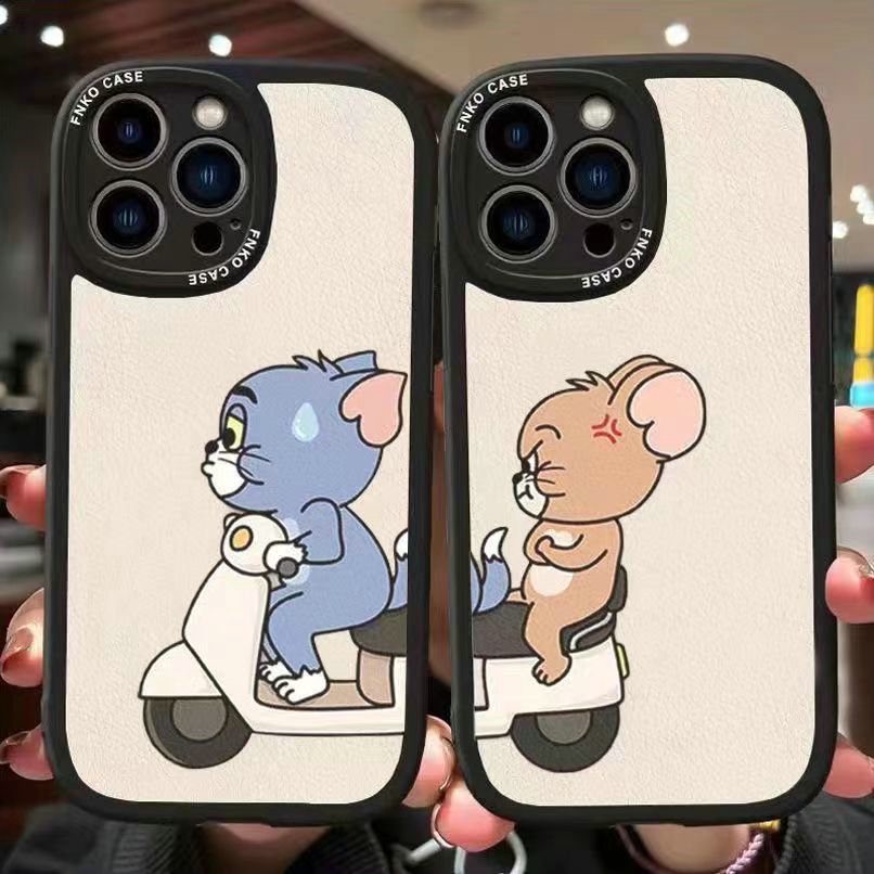 XPN| Vỏ Ốp lưng Infinix Hot 9 10 Play 10S 11 11S Smart 5 6 Note 8 Motif Motorcycle Mouse and Cat Couple Case