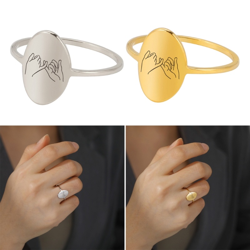 Nhẫn Cưới / Sinh Nhật / Kỷ Niệm Mặt Oval Màu Hồng Cho Nữ