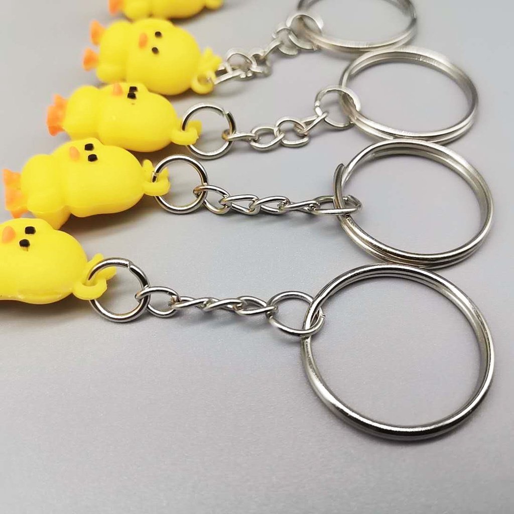Móc Khóa Hình Vịt Vàng mini Dễ Thương