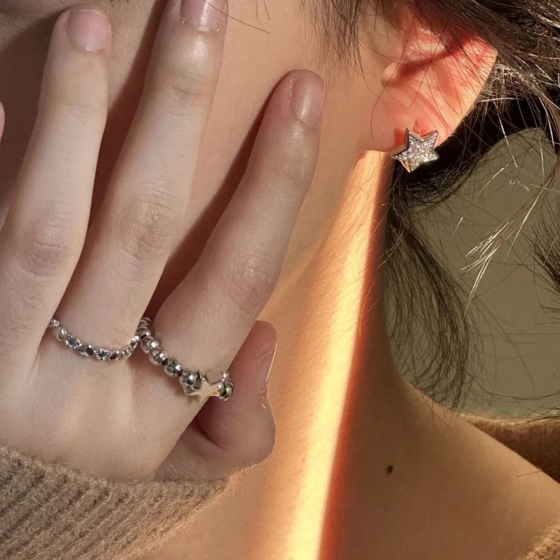 Nhẫn Hình Ngôi Sao Đơn Giản Thời Trang Cho Nữ