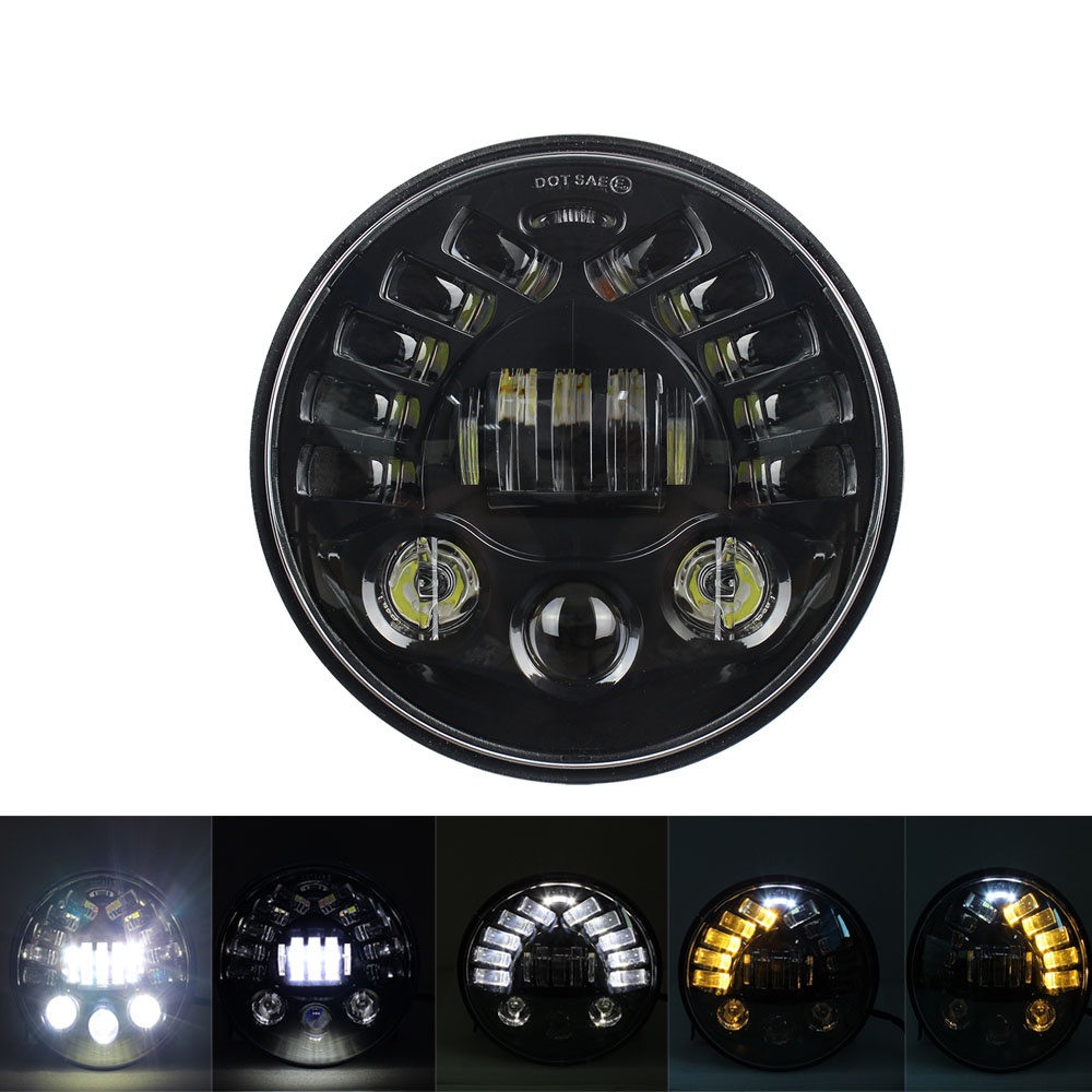 Đèn Pha Led 7 Inch H4 Chuyên Dụng Cho Xe Hơi Offroad Jeep Wranglers SUV 7 Inch