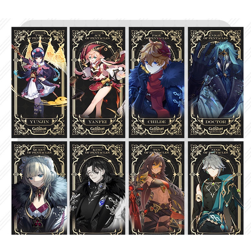 Bộ 56 Thẻ Bài Anime Genshin Va Chạm Độc Đáo Thú Vị