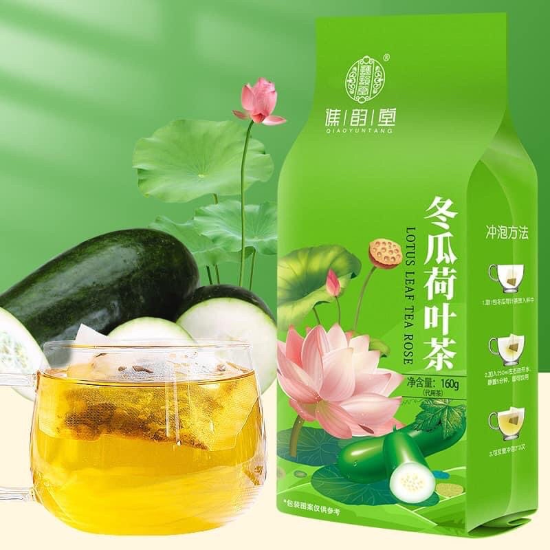 Trà lá sen bí đao hỗ trợ giảm cân giảm mỡ máu